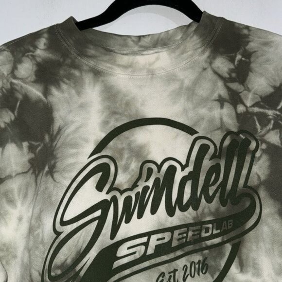 Swindell Speedlab Tie-Dye Sweatshirt S By Independent Trading Co. 100% Cotton Gr - Picture 2 of 6